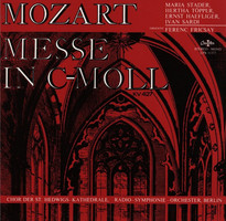 Mozart,stader,töpper,haefliger,sardi,fricsay - messe in c minor - kv427 (lp, album)