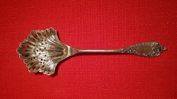 Silver powdered sugar and spice spoon - beautiful openwork pattern