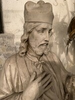 Saint John of Nepomuk plaster statue 125 cm!