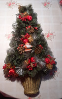 Large Christmas decoration, artificial fir tree. 57 Cm