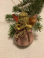 Handmade trumpeter angel Christmas tree decoration