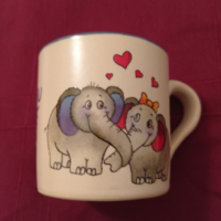 2 pcs. Elephant cup, 3 dl