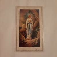 Magnificat  /A Boldogságos Szűz hálaéneke/ imakártya eredeti védő borítóban