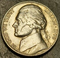 5 cent, 1978., ﻿Jefferson Nickel