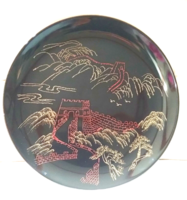 31cm huge oriental-themed decorative bowl