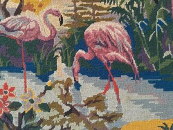 Flamingók a parton - goblein