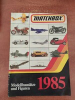 Matchbox catalog 1985