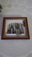 Olive oil, rural kitchen diorama picture