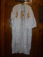 Retro Chinese silk or satin women's robe, bathrobe - dragon