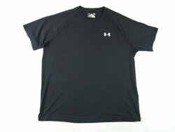 Original under armor heatgear (l / xl) sporty black short-sleeved men's sports top