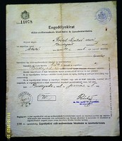 License for radio receivers (1928)