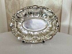 Silver serving bowl with diana hallmark