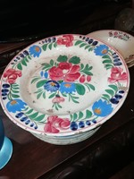 Hollóháza festett Antik tányér gyűjteményből 18