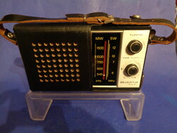 Retro régi rádió Quartz 406 Tento USSR Szovjet-orosz gyártmány 1980-as évek