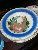Miskolcz festett Antik tányér gyűjteményből 18 Teri