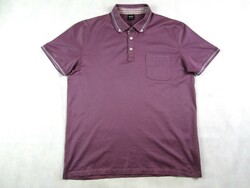 EREDETI HUGO BOSS (L / XL) SPORTOS ELEGÁNS RÖVID UJJÚ FÉRFI GALLÉROS PÓLÓ