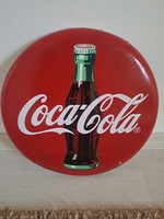 Old coke metal sign