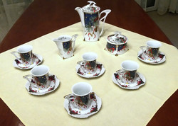 Ravenhouse tea set designed by Lilla Duray, marked vsqp