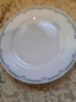 Lila  virágos cseh tányér 21 cm