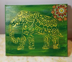 Elephant mural