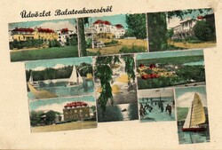 Ba - 136 panoramas of the Balaton region in the middle of the 20th century Balatonkenese (monostry photo)