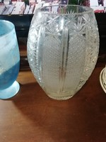 Antik kristály váza hibátlan állapotban