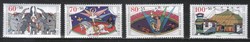 Postatiszta Bundes 1962 Mi 1411-1414     13,00 Euró