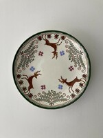 A special rare Zsolnay large wall bowl.