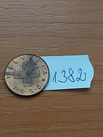 Switzerland 2 rappen 1958 bronze 1382