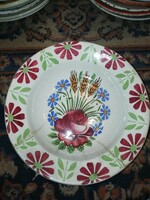 Antik festett Antik tányér gyűjteményből 12