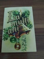 Régi karácsonyi mini képeslap