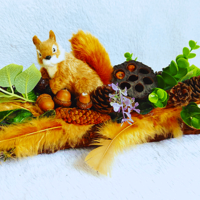 Squirrel table decoration
