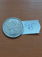 Belgium belgie 5 francs 1950 copper-nickel s45