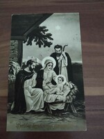 Antik karácsonyi képeslap, 1948-ból