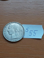 Belgium belgie 5 francs 1965 copper-nickel s55