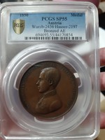 József Ferenc pcgs certified commemorative medal