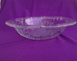 Flavored glass serving bowl