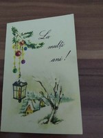 Régi karácsonyi mini képeslap