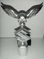 Suzuki hood sculpture logo 11cm high winged skull