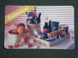 Kártyanaptár, ÁFÉSZ élelmiszer ABC áruházak, 1992,   (3)