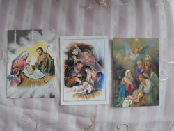 Christmas card 9.: Holy family, angel
