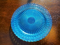 Turquoise glass bowl, offering