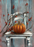 October still life - oil painting - 40 x 30 cm