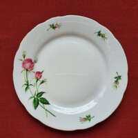 Christineholm Rose német porcelán kistányér süteményes tányér rózsa virág mintával