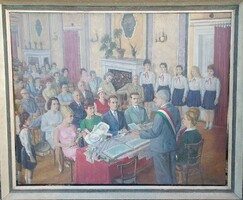 István Tiszavölgyi 1967 / social reality in the wedding hall