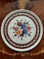 Wechsler Austria large hand-painted ceramic cake bowl 28, 5 cm