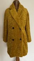 ZARA trf kollekciós, oversize női télikabát gyönyörű mustársárga színben