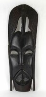 1P597 carved ebony African wall mask 48 cm