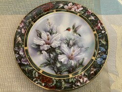 Lena liu English bradex decorative plate, hummingbird pattern