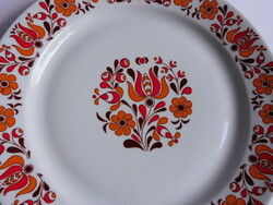 Lowland plate with folk pattern 24.5 Cm